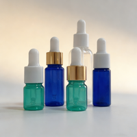 Flacon compte-gouttes en plastique PET pour huile essentielle, sérum cosmétique pour le visage, 15 ml, 20 ml, 30 ml, 40 ml, 50 ml