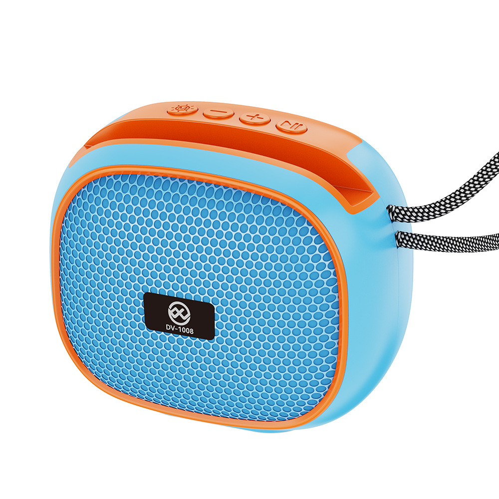 Petit haut-parleur de commerce extérieur-dv-1008-bleu