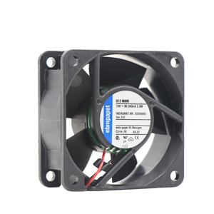 Ventilateur axial de refroidissement compact à haut débit ebmpapst 612NHHR 12V DC 240mA 2.9W 60*60*25MM 6025 6cm 240mA 2 fils pour onduleur - Product Image 1