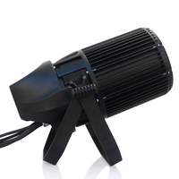 Projecteur LED COB mobile de haute qualité, étanche, 200W, IP65, RGBW 4-en-1 avec zoom, blanc chaud, DMX512, Ra90