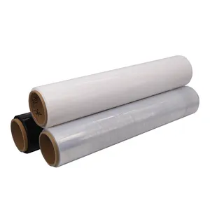 阿里巴巴中国LLDPE巨型卷拉伸包装膜废料，用于工业包装和商业用途，带有定制徽标印刷