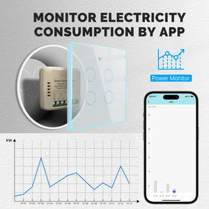 Módulo de Interruptor Inteligente WiFi LangYeao 16A Tuya, 1 Canal, 2 Vías, Monitoreo de Energía, Compatible con Alexa y Google Home, Tamaño <span class=keywords><strong>Mini</strong></span> - Product Image 4