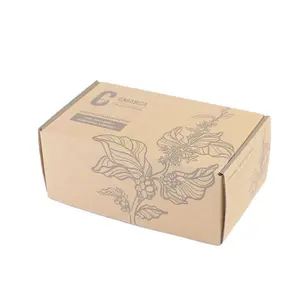 Moda atraente design china preço da fábrica flor caixa de envio cartão