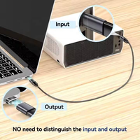 Adaptor Magnetik HDTV Sudut Berbeda 2.1 Female Male untuk Konektor Output 8K 60Hz 4K 120Hz Laptop PC Monitor TV Konsol Game