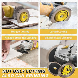 Fayans, seramik, granit ve mermer kesme ve taşlama için 2025 yüksek kaliteli Ultra ince x-turbo elmas testere bıçakları. - Product Image 6