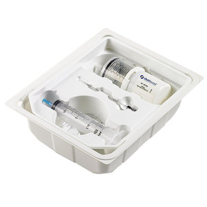 Matte white injection syringe thermoformed PS tray <b>plastic</b> <b>packaging</b> box - Product Image 1
