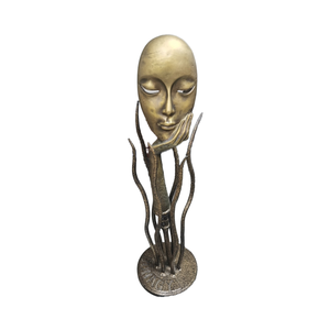 LINCAI Vase irrégulier en <span class=keywords><strong>fonte</strong></span> enduit de poudre pour intérieur/extérieur Présentoir de plantes décoratives pour <span class=keywords><strong>jardin</strong></span> - Product Image 6