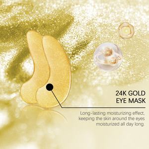 Vente chaude Organique <span class=keywords><strong>24K</strong></span> Or Escargot Sécrétion Acide Hyaluronique Camomille Anti-Rides Raffermissant Peau Hydratant Gelée Gel Masque Pour Les Yeux - Product Image 5