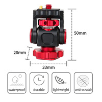 Yuanyu 1/4 \ "support de moniteur inclinable pivotant Arri Pin (Pan/Tilt) Design Original Noir Nouveau produit avec un angle d'inclinaison maximal de 90 degrés