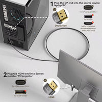 Cable Avanzado Xput Tipo-C a HDMI 4K 60Hz 18Gbps de Alta Velocidad 2.0 para Monitor de PC y TV, de Nailon