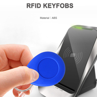 Porte-clés de proximité RFID 125 khz d'usine/porte-clés Programmable personnalisé RFID F08 pour le contrôle d'accès