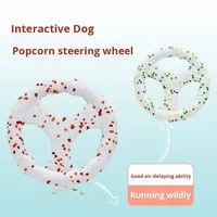 Jouet pour chien LY ETPU Sport : Disque volant Popcorn, Volant pour Border Collie, Doux, Résistant aux morsures, Interactif, pour tirer la corde, Anti-ennui