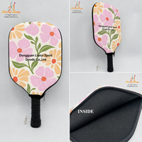 Housse de raquette de pickleball personnalisée en néoprène pour petites commandes, avec logo pour les commandes d'équipes et de clubs, support d'échantillons, fabrication sur mesure