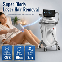 Machine Laser Diode 3000W 808nm pour Épilation Définitive à Usage Professionnel avec Système de Refroidissement à Cristal de Saphir
