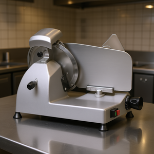 Rebanadora Eléctrica de Carne Deli, Cuchilla de 10 Pulgadas SUS420, Piedra de Afilar Integrada, Grosor Ajustable de 0-0.6 Pulgadas, Uso Comercial - Product Image 2