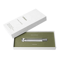Caja de Embalaje de Perfume Personalizada, Caja de Regalo Rígida de Lujo de Dos Piezas con Tapa y Base, Inserto de Esponja, Algodón Perlado, Impresión en Papel Especializado Personalizado