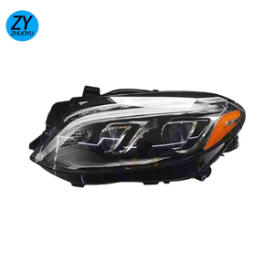 Faro Delantero Original para <span class=keywords><strong>Mercedes</strong></span>-Benz GLE AMG W166 2015-2019, GLE320 350d 250d 400 450 <span class=keywords><strong>300d</strong></span> GLE63 43 USA, Luz Geométrica - Product Image 2