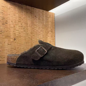 Sandalias <span class=keywords><strong>Birkenstock</strong></span> Personalizadas Tipo Tock, Cómodas, Antideslizantes, Parte Superior de Gamuza, Suela de Corcho, para Otoño, Aire Libre, Playa, <span class=keywords><strong>EVA</strong></span>, para Hombre y <span class=keywords><strong>Mujer</strong></span> - Product Image 5