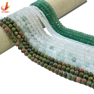 Accesorios pulsera de jade piedras y cristales Piedra Natural 5*8mm Jade blanco <span class=keywords><strong>Ábaco</strong></span> cuenta Piedra Natural cuenta suelta - Product Image 6