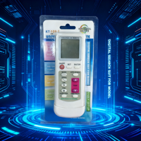 Support de télécommande universel pour climatiseur électrique, programmation intelligente pour plusieurs marques, utilisation domestique, écran LCD en plastique, fonction minuterie