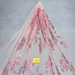 Lujo Rosa 3D flores florales en malla vestido de noche de graduación vestido de quinceañera Bling Sparkle tul encaje - Product Image 2