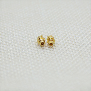 MMCX Male Connector 4.0 Brass Audio <b>Plug</b> For Earphones <b>Adapter</b> Round Type - Product Image 2