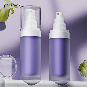 30ml Acrylic Travel <b>Pump</b> <b>Bottle</b> with Purple Inner – Refillable Spray & Foundation <b>Dispenser</b> - Product Image 3