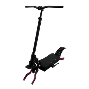 Pièces de trottinette électrique : Cadre de trottinette en alliage d'aluminium durable, pliable facilement, taille de fourche ouverte 135 mm 150 mm, pour pneus de 10 et 11 pouces - Product Image 1