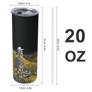 Stainless Steel Tumbler 20oz Vacuum <b>Insulated</b> Travel <b>Cup</b> Custom Logo Design - Product Image 1