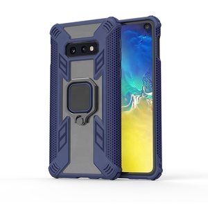 TPU del teléfono de la contraportada de la PC caso de 360 grados con imán anillo soporte para Samsung galaxy S10 lite - Product Image 3