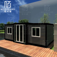 WinFair Bon marché 20Ft Chambre 2 3 chambres à coucher Hôtel Vivre Mini maisons préfabriquées pliables Maisons conteneurs extensibles préfabriquées