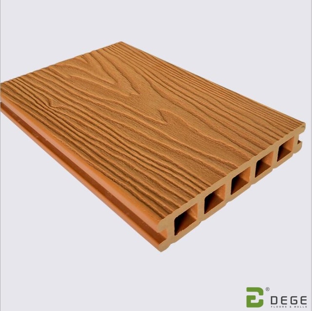 Multi-Material Outdoor Decking WPC-PVC Composite Anti-Slip Waterproof Flooring for Exterior Use