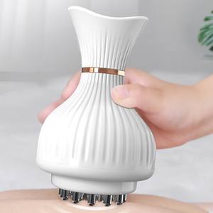 Masseur Gua Sha à micro-courant, modelage du <span class=keywords><strong>corps</strong></span>, <span class=keywords><strong>brosse</strong></span> pour les méridiens, <span class=keywords><strong>anti</strong></span>-<span class=keywords><strong>cellulite</strong></span>, électrode, vibrations pulsées, chauffage, <span class=keywords><strong>massage</strong></span> corporel - Product Image 3