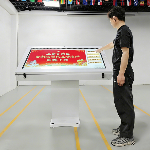 Touch Waterproof LCD Advertising Digital Signage 55 Inch Outdoor K-shape All-in-one Kiosk For Public Information Query Terminal