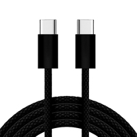 Câble de charge rapide USB-C vers USB-C 60W PD Type C pour Apple iPhone 17 16 15 Pro Max Samsung S24 S23