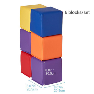 Trẻ Em Bé Trẻ Em Toddler Khối Bọt Mềm Chơi Bộ-6 Khối/Bộ Bền Cho Các Trường Học & Trung Tâm Mua Sắm - Product Image 2