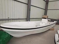 Yacht à double pont en fibre de verre P-a-n-g-a de 23 pieds, bateau de pêche en rivière, yacht