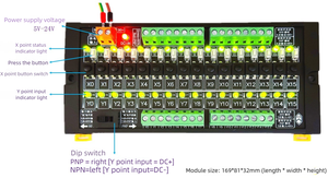 <span class=keywords><strong>PLC</strong></span> <span class=keywords><strong>Splitter</strong></span> I/O mô-đun kiểm tra 16 kênh gỡ lỗi Hội Đồng Quản trị, phổ NPN/PnP đầu vào đầu ra thiết bị đầu cuối cho tự động hóa - Product Image 6