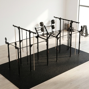 Attrezzatura Compatta per Palestra Domestica con Barra per Trazioni, Salvaspazio, <span class=keywords><strong>Multi</strong></span>-Esercizio, Allenamento di Forza, Vendita all'Ingrosso OEM Personalizzata - Product Image 5