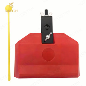 KIRSTEN CCB01 Campanaccio in Plastica con Battente e Martello - Strumento a Percussione per Educazione Musicale Stile <span class=keywords><strong>Jazz</strong></span> - Product Image 6