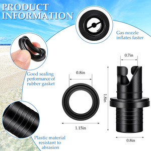 Paddle Board Valve <b>Adapter</b> For Inflatable Boat Air <b>Pump</b> Connector Single Replacement Part - Product Image 3