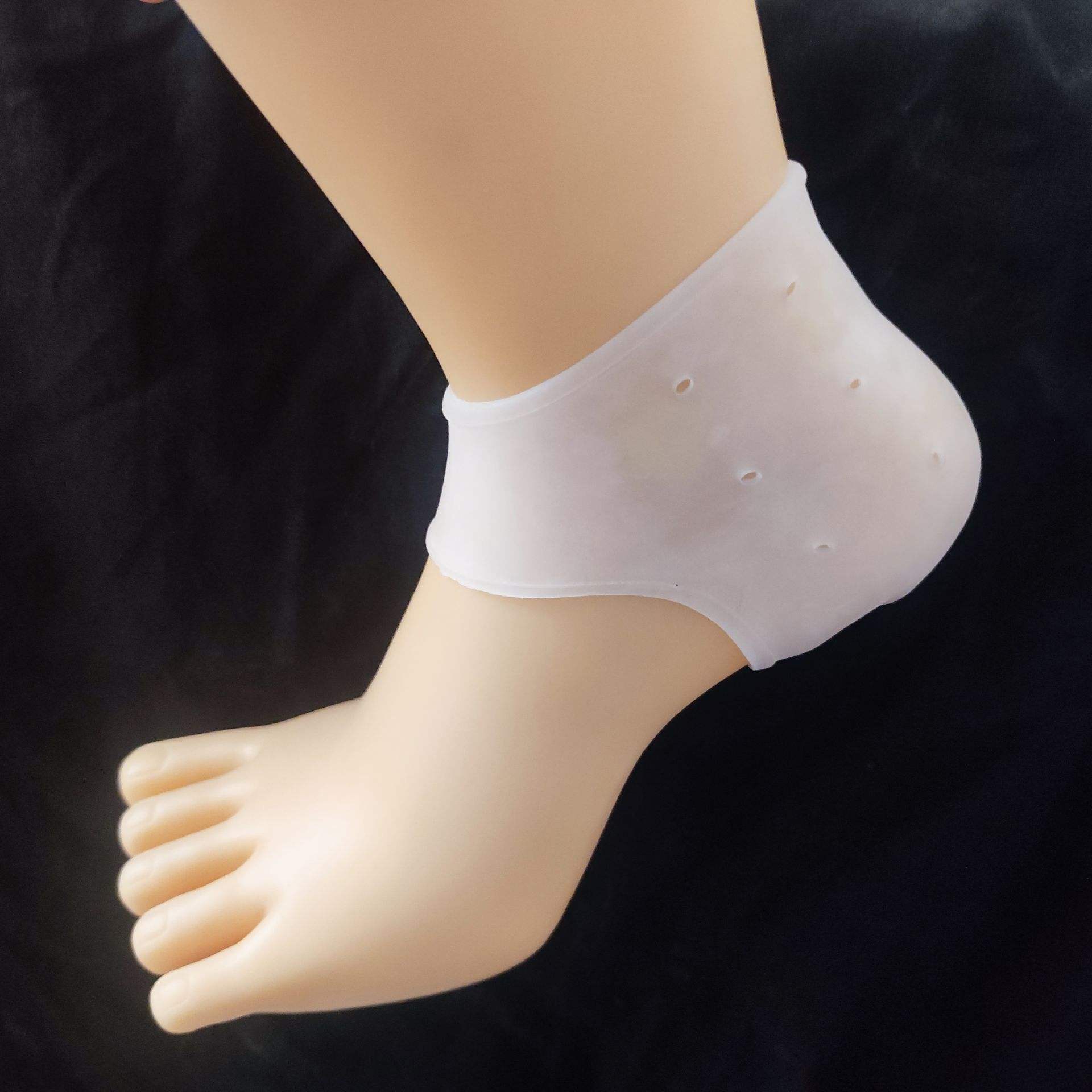 Silicone Heel Socks Soft Gel Heel Protectors for Pain Relief