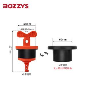 Kunci Drum Nylon Plug-N-Lok dengan 2 Cincin Penyegel untuk Penggunaan Pintu Drum Minyak 55-70MM Fungsi Penguncian - Product Image 2