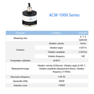 ACM-1000 MEMS dijital çıkış titreşim sensörü | Üç eksenli hız, açı, genlik ve frekans ölçümü - Product Image 2