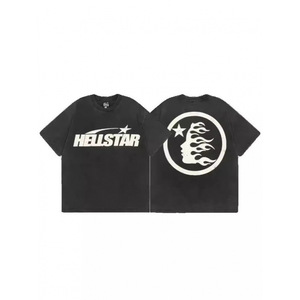 Camiseta con estampado de hip-hop, unisex, informal, holgada, de manga corta, de algodón, para parejas - Product Image 1