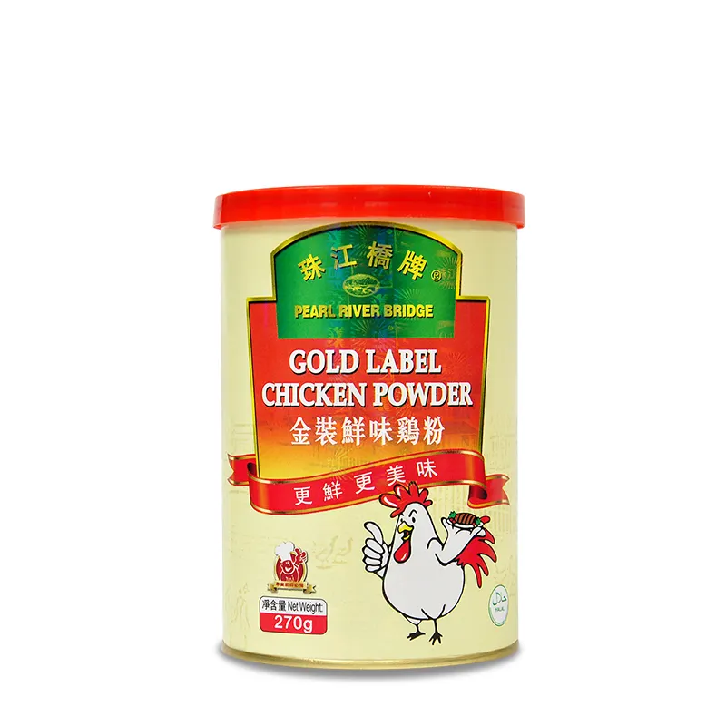 Factory Price Hot Sale Wholesale OEM Spicy and Seasoning Pearl River Bridge 270g in Iron Tin PRB Gold Label Chicken Powder