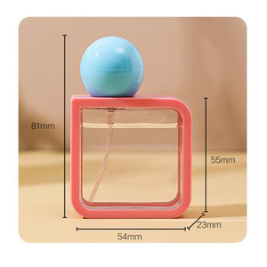 ppwr Trendy 4 Colors <b>Perfume</b> <b>Atomizer</b> Set Travel Refillable Spray Bottle Plastic Press Pump Container Cosmetic Packaging Custom - Product Image 6