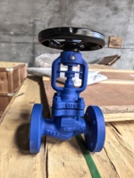 Vanne à soupape à soufflet scellée PN16 PN25 PN40 à fermeture manuelle haute température GS-C25 WCB, vente directe usine