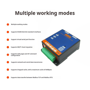 Ván Ginkgo gt1301 nối tiếp máy chủ RS232/485 để Ethernet modbus rtu để TCP <span class=keywords><strong>Gateway</strong></span> cổng nối tiếp kép hỗ trợ Ethernet - Product Image 5