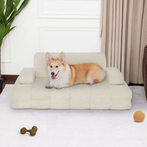 ASTON Ganzjahres Modernes Kunstfell Extra Großes Orthopädisches Hunde- & Katzenbett - Abnehmbar Maschinenwaschbar Keine Montage Erforderlich - Product Image 2